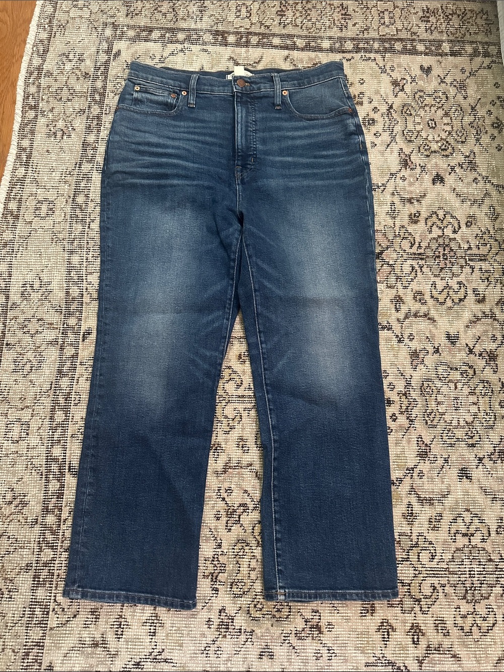 Madewell slim demi boot jean 31